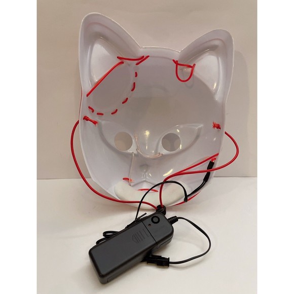 Japanese Anime Fox Mask - Halloween Cosplay Costume Party Prop - Picture 2 of 3